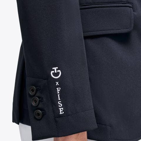 Cavalleria Toscana Men's FISE competition jacket NAVY-6