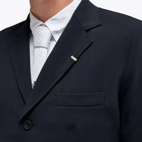Cavalleria Toscana Men's FISE competition jacket NAVY-5