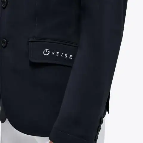 Cavalleria Toscana Men's FISE competition jacket NAVY-6