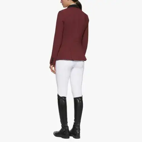 Cavalleria Toscana Women's competition riding jacket. BORDEAUX-3