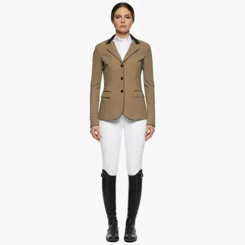 Cavalleria Toscana Cavalleria Toscana Women's Competition Jacket with Buttons BEIGE FANTASY-1