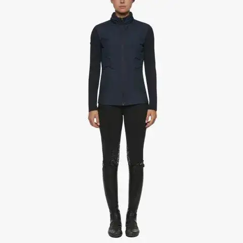Cavalleria Toscana Piumino leggero per donna con zip DARK BLUE/DARK BLUE-1