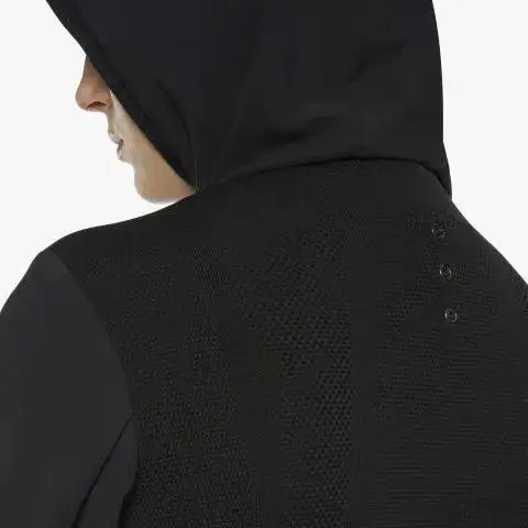 Cavalleria Toscana R-Evo Jersey + Tech Knit Hooded Softshell Jacket BLACK-10