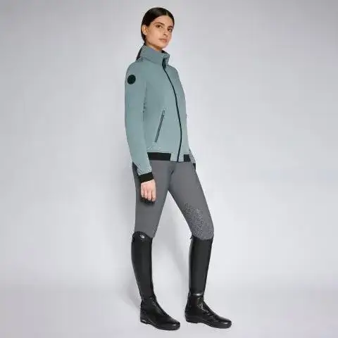 Cavalleria Toscana Women's lightweight windproof jacket PETROLEUM-1