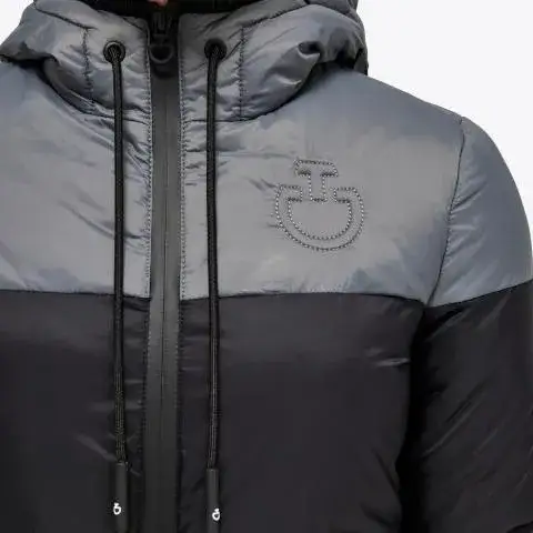 Cavalleria Toscana Piumino in nylon unisex CT BLACK/DARK GREY-4