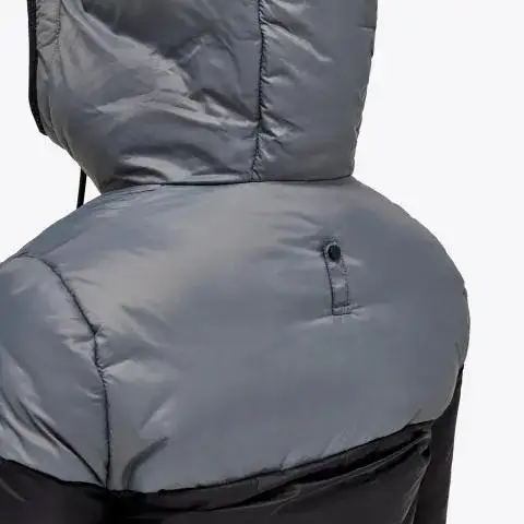 Cavalleria Toscana Piumino in nylon unisex CT BLACK/DARK GREY-5