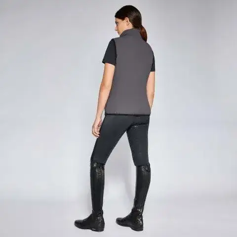 Cavalleria Toscana Women's lightweight vest ANTHRACITE GREY-2