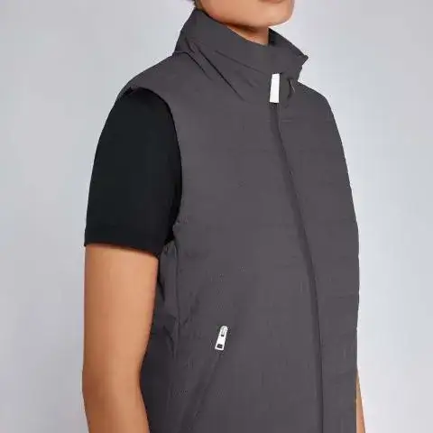 Cavalleria Toscana Women's lightweight vest ANTHRACITE GREY-3