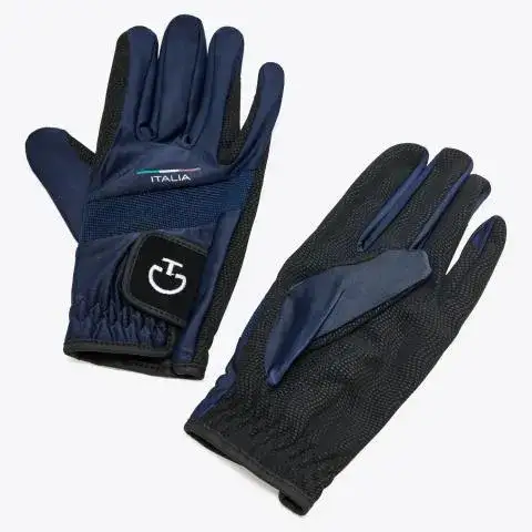 Cavalleria Toscana FISE gloves NAVY-3