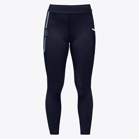 Cavalleria Toscana Leggins con stampa CT Orbit bambina NAVY-1