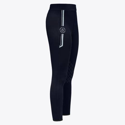 Cavalleria Toscana Leggins con stampa CT Orbit bambina NAVY-2