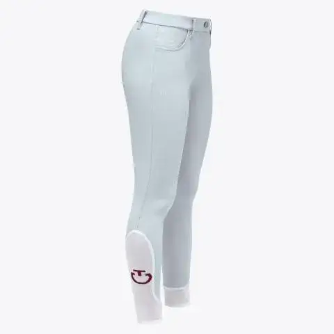 Cavalleria Toscana CT Girl Riding Breeches POWDER BLUE-2