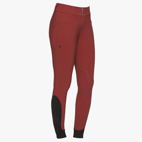 Cavalleria Toscana Women's high rise jumping breeches EARTHENWARE-1