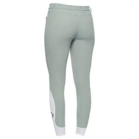 Cavalleria Toscana Women's full grip dressage breeches LIGHT GREEN-2