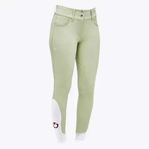 Cavalleria Toscana Women's full grip dressage breeches PISTACHIO-2