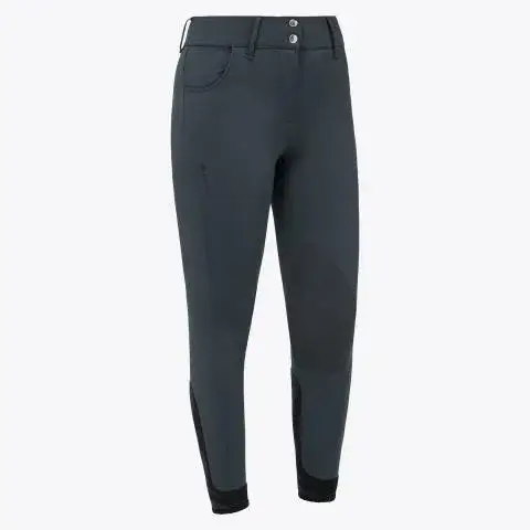Cavalleria Toscana Women's RS breeches high waist CHARCOAL GREY-1