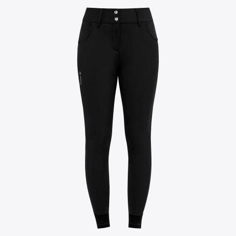Cavalleria Toscana Women's RS Breeches high waist BLACK-1