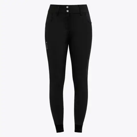 Cavalleria Toscana Women's RS Breeches high waist BLACK-1