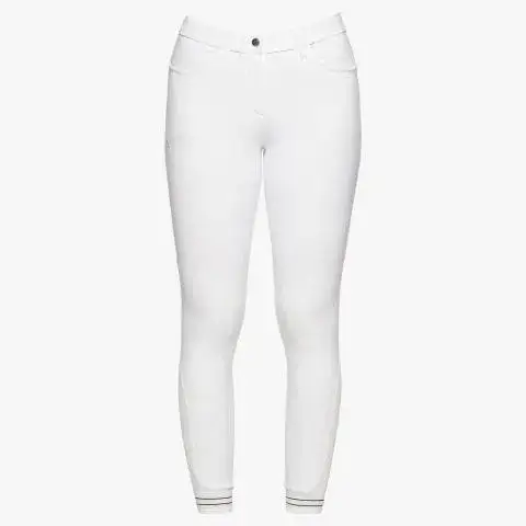 Cavalleria Toscana Women’s four-way stretch performance breeches WHITE-2
