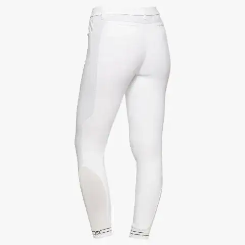 Cavalleria Toscana Women’s four-way stretch performance breeches WHITE-3