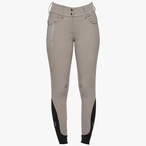 Cavalleria Toscana CT TEAM raceway high waist full grip breeches MEDIUM GREY-1