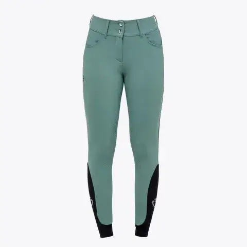 Cavalleria Toscana Women’s high-rise breeches EMERALD GREY-1
