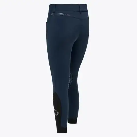 Cavalleria Toscana Women’s high-rise breeches OCEAN BLUE-2