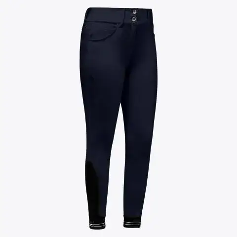 Cavalleria Toscana Women's Full Grip Riding Breeches NAVY-2