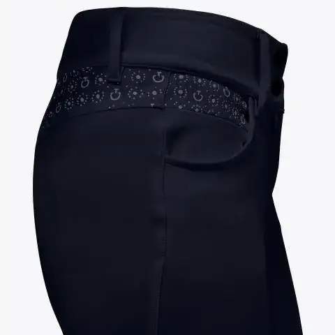 Cavalleria Toscana Women's Full Grip Riding Breeches NAVY-4
