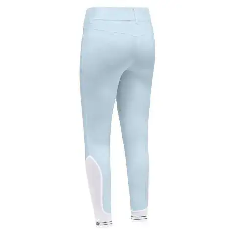 Cavalleria Toscana Women's Full Grip Riding Breeches POWDER BLUE-3