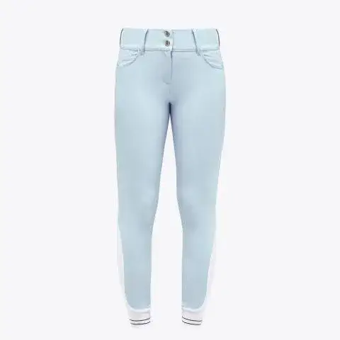 Cavalleria Toscana Women's jumping  Riding Breeches POWDER BLUE-1