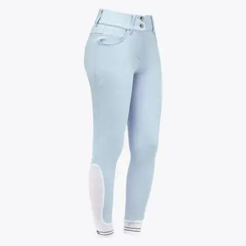 Cavalleria Toscana Women's jumping Riding Breeches POWDER BLUE-2