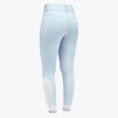 Cavalleria Toscana Women's jumping Riding Breeches POWDER BLUE-3