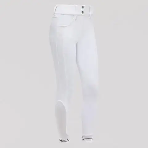 Cavalleria Toscana Women's Jumping breeches WHITE-1