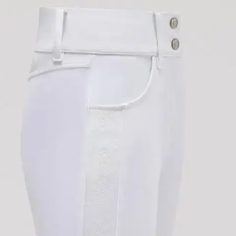 Cavalleria Toscana Women's Jumping breeches WHITE-3