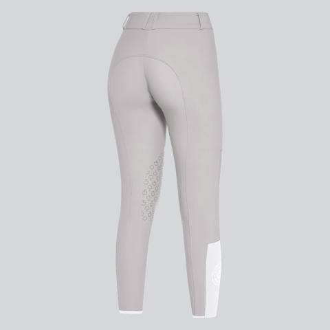 Cavalleria Toscana Women's knee grip jumping breeches LIGHT GREY-2