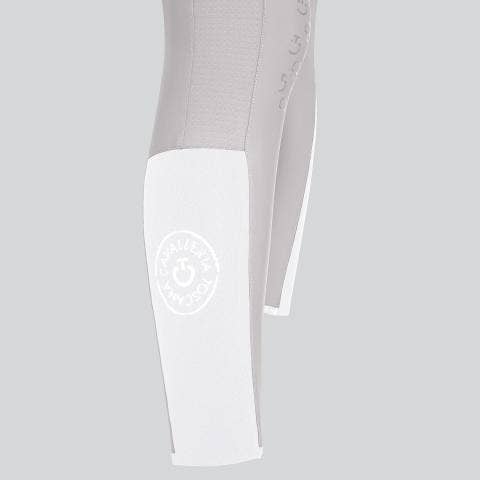 Cavalleria Toscana Women's knee grip jumping breeches LIGHT GREY-4