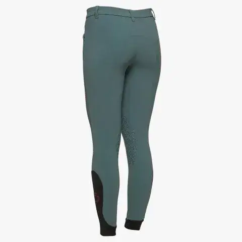 Cavalleria Toscana Kid's CT Logo Grip Breeches PETROLEUM-3