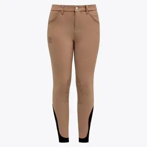 Cavalleria Toscana Unisex four-way stretch trousers CACAO-1