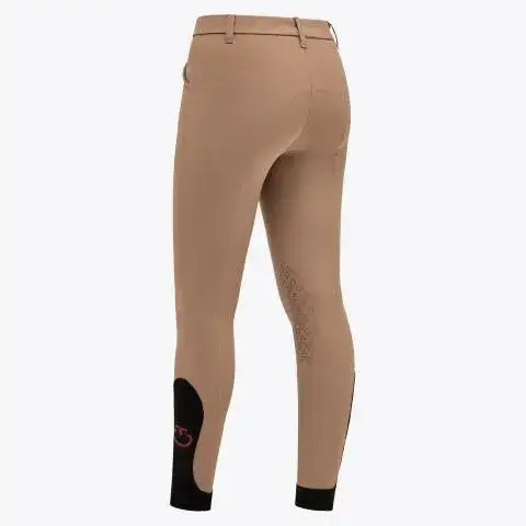 Cavalleria Toscana Unisex four-way stretch trousers CACAO-3