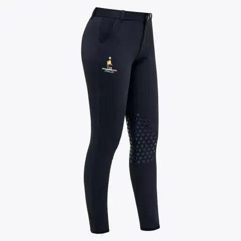 Cavalleria Toscana FISE Jumping Unisex Breeches NAVY-2