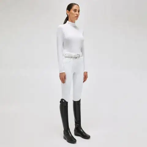 Cavalleria Toscana Polo da concorso donna WHITE-1