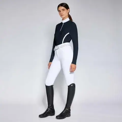 Cavalleria Toscana Polo da concorso da donna NAVY-1