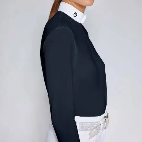 Cavalleria Toscana Polo da concorso da donna NAVY-3