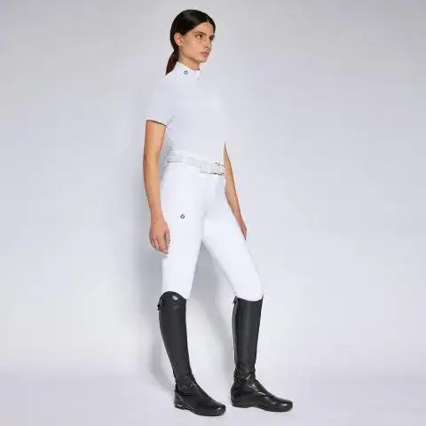 Cavalleria Toscana Polo da concorso da donna WHITE-1