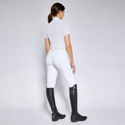 Cavalleria Toscana Polo da concorso da donna WHITE-2