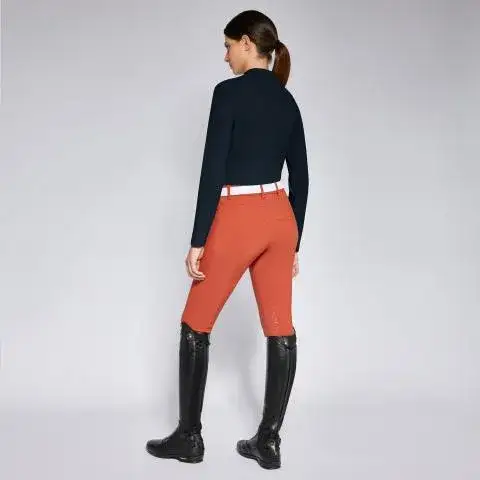 Cavalleria Toscana Women's training polo shirt NAVY-2