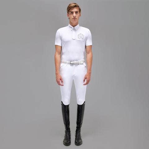 Cavalleria Toscana Polo uomo Revo WHITE-1