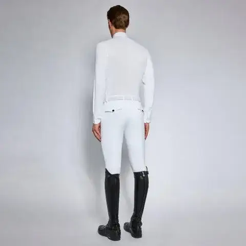 Cavalleria Toscana Polo da concorso da uomo WHITE-2