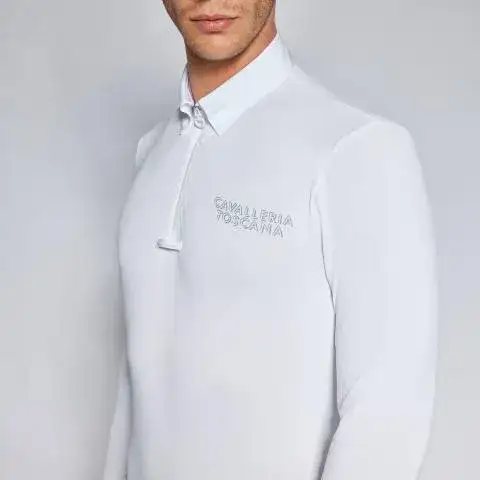Chemise De Concours Cavallo Caval Naho – Sans Manches – Blanche – Taille 38/10